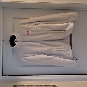 The North Face Size Medium White Fleece Jacket